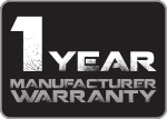 1 Year Manufacturer Warranty