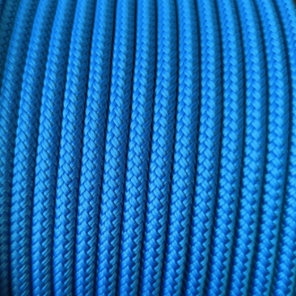 Blue | 1/4 Double Braid Polyester Halter and Yacht Rope